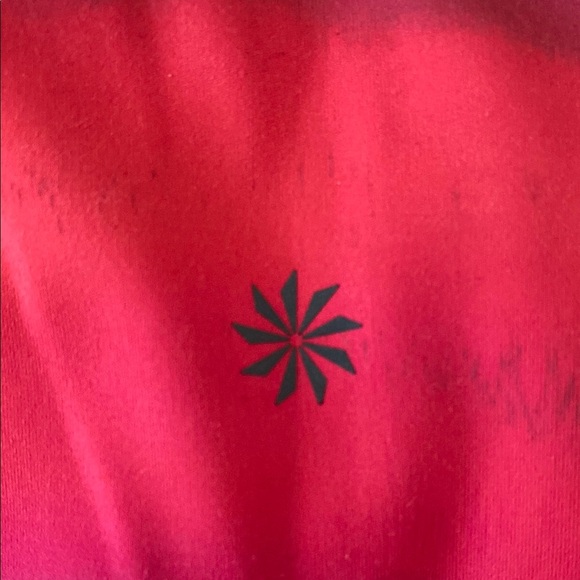 Athleta Red and Pink Performance Leggings - Picture 7 of 10